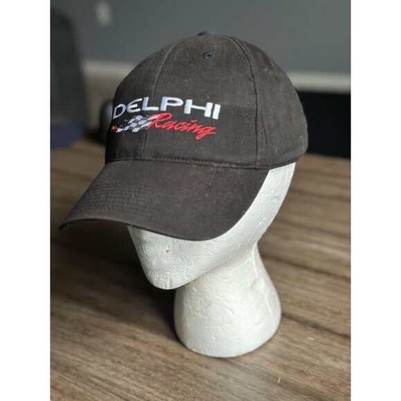 Delphi Racing black Adjustable Cap By Shumsky - Picture 2 of 7
